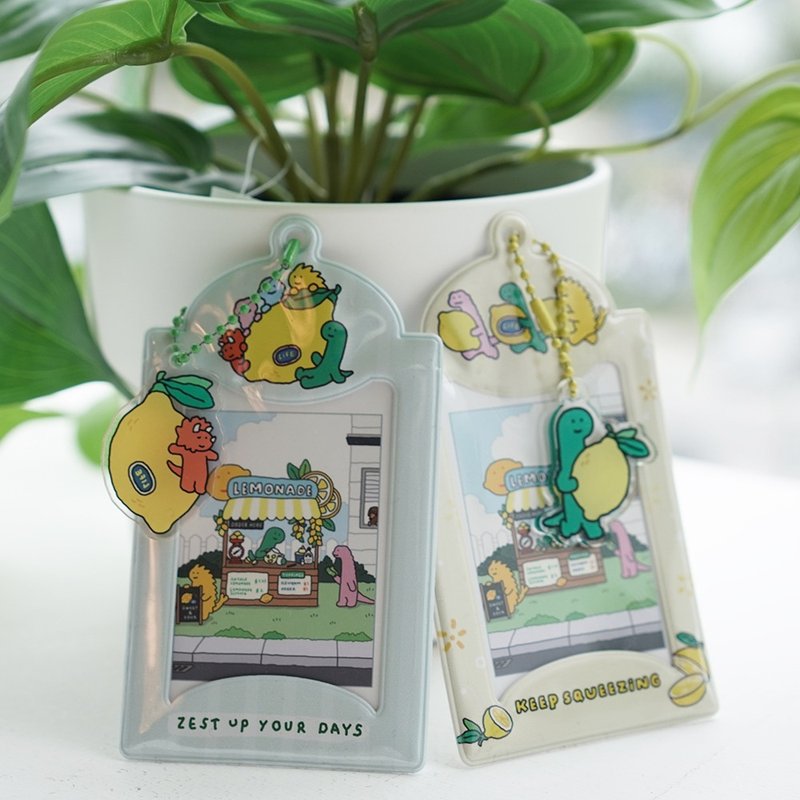 JOGUMAN-Ticket Card Holder (Three Lemons/Big Lemon) - ID & Badge Holders - Other Materials 