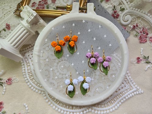 Chasu Sewing 자수 바느질 (訂製) 鈎針編織 | 蘭鈴耳環