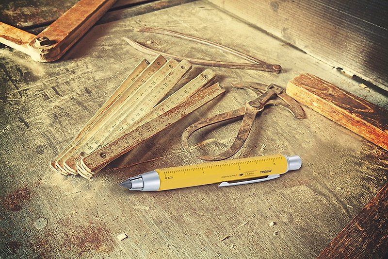 卡本特木匠工具筆【情人節禮盒】 - 削鉛筆機 - 其他金屬 黃色