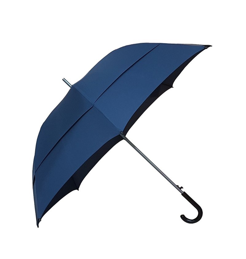 JIAYUN Umbrella - 27-inch wind-resistant straight rib umbrella - Umbrellas & Rain Gear - Other Materials Blue