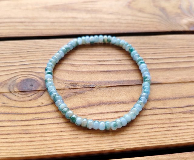 秦翠] 天然翡翠 [A] 氷パープルの浮花色鮮やかで美しい 4.4