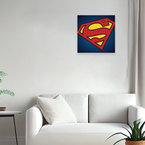 遊戲家 Gameshop Marvel 漫威 無框掛畫 限量壁畫掛畫 超人 logo 40X40