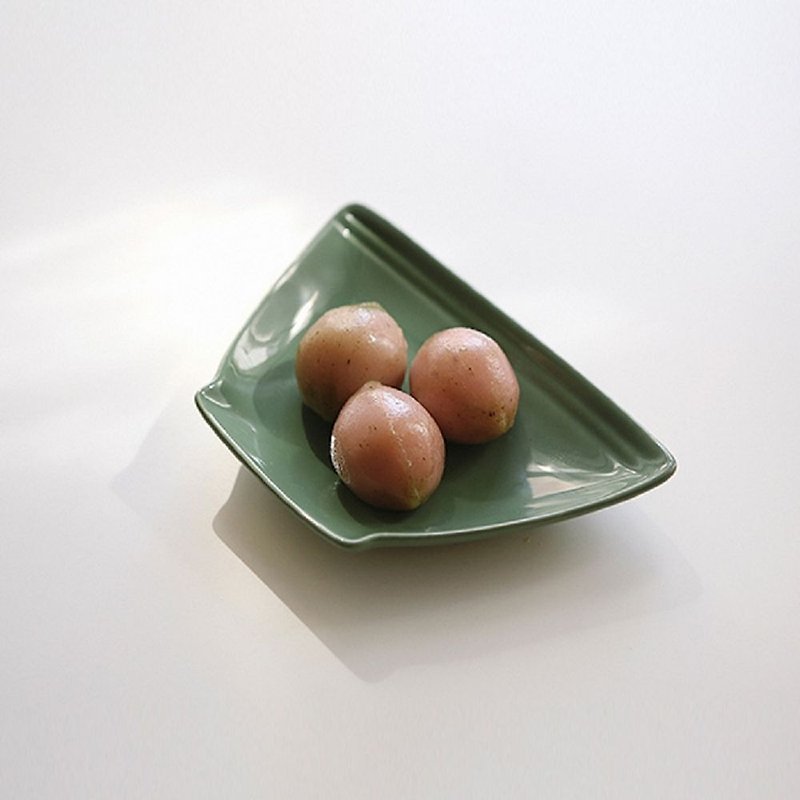 Dailylike ceramic dessert plate -09 small green bowl, E2D47173 - Small Plates & Saucers - Porcelain Green