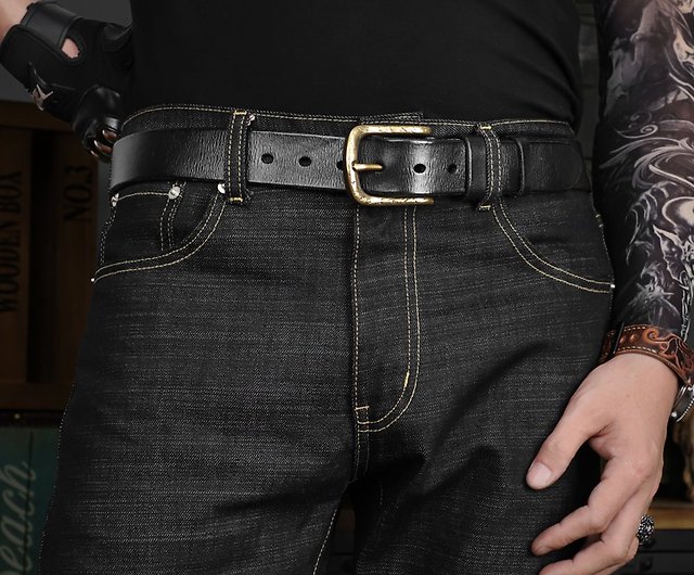 Accessories Belts Fashion Designer Belts Men Leather Belt Male Cowhide Belt  Men Brand Waistband Ceinture Hommes Leather Belts for Men Width:3.8cm