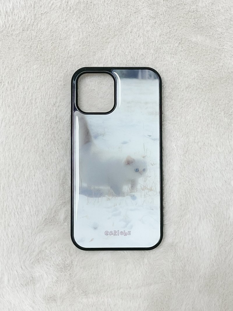 snow kitten epoxy case - เคส/ซองมือถือ - พลาสติก หลากหลายสี