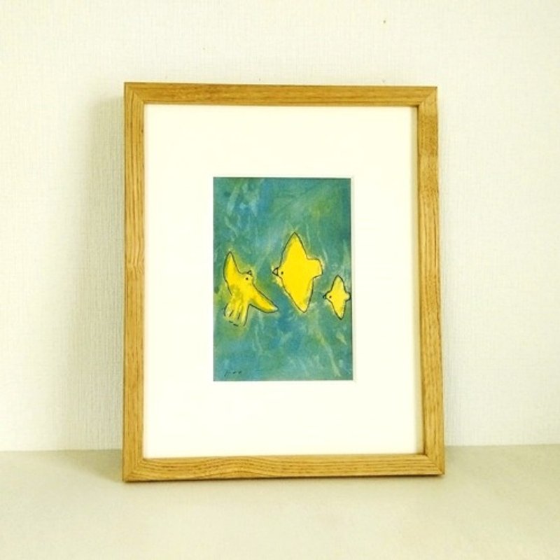 Pinkoi 代購 - 原圖“Joy” *包括木框，英吋尺寸 - 海報/掛畫/掛布 - 其他材質 