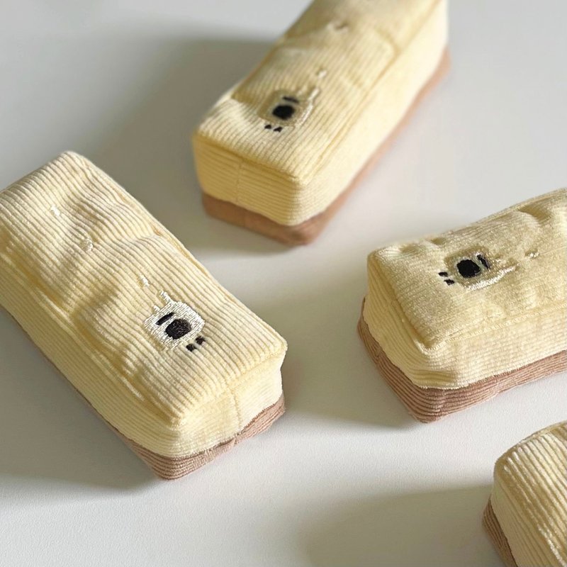 butter bar keychain keyring - 鑰匙圈/鑰匙包 - 棉．麻 