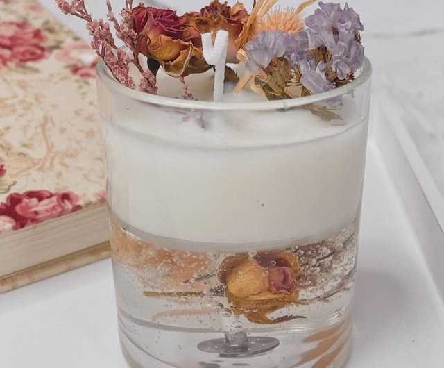 Flower Jelly Wax Candle