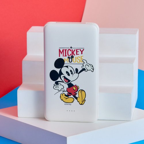 TOYSELECT Disney經典米奇款活力步伐雙線快充10000mAh行動電源