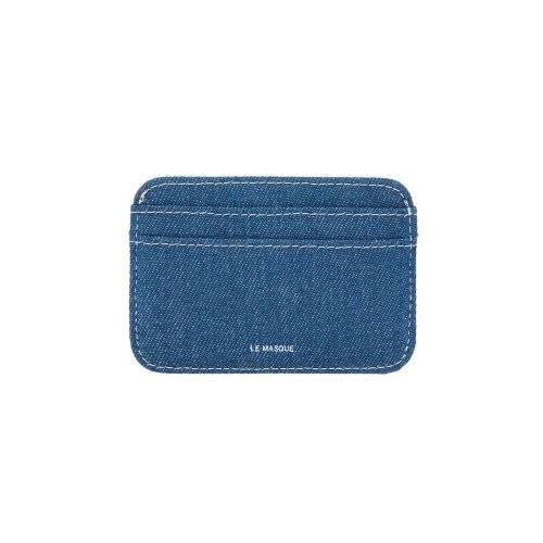 ◇LE MASQUE◇ Daisy Slim Mini Transportation Card Wallet Met Daisy Slim Mini Transportation Card Wallet Skyblue - LE
