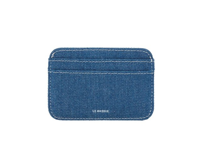 Daisy Slim Mini Transportation Card Wallet denim - Shop