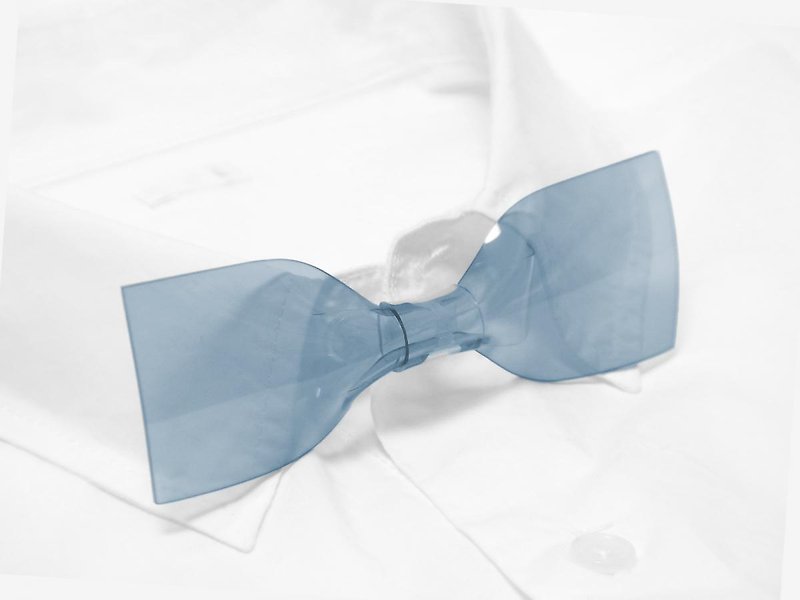 Transparent Bowtie (Polar Night) - Ties & Tie Clips - Other Materials Blue