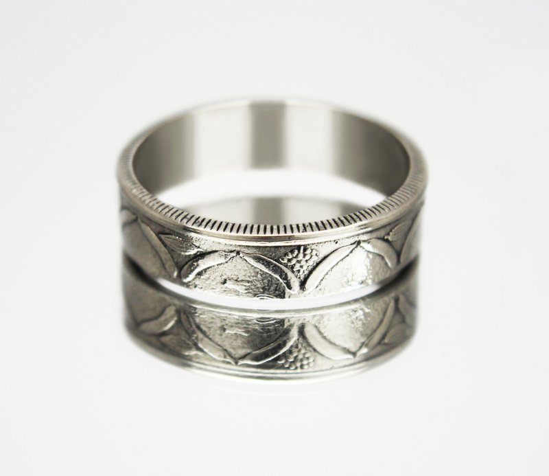 Central African States Coin Ring 50 Francs 1976-2003 coin rings for women - 戒指 - 其他金屬 