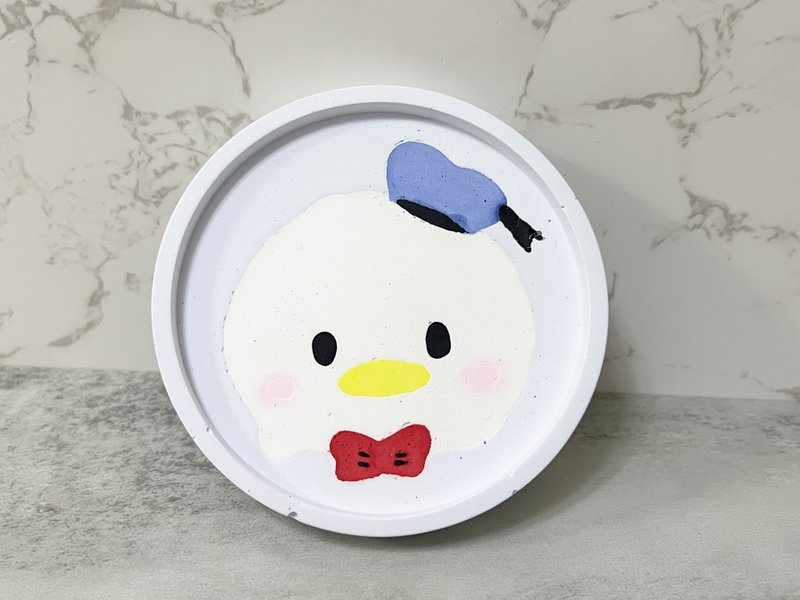 Donald Duck Plaster Plate - ของวางตกแต่ง - วัสดุอื่นๆ สีน้ำเงิน