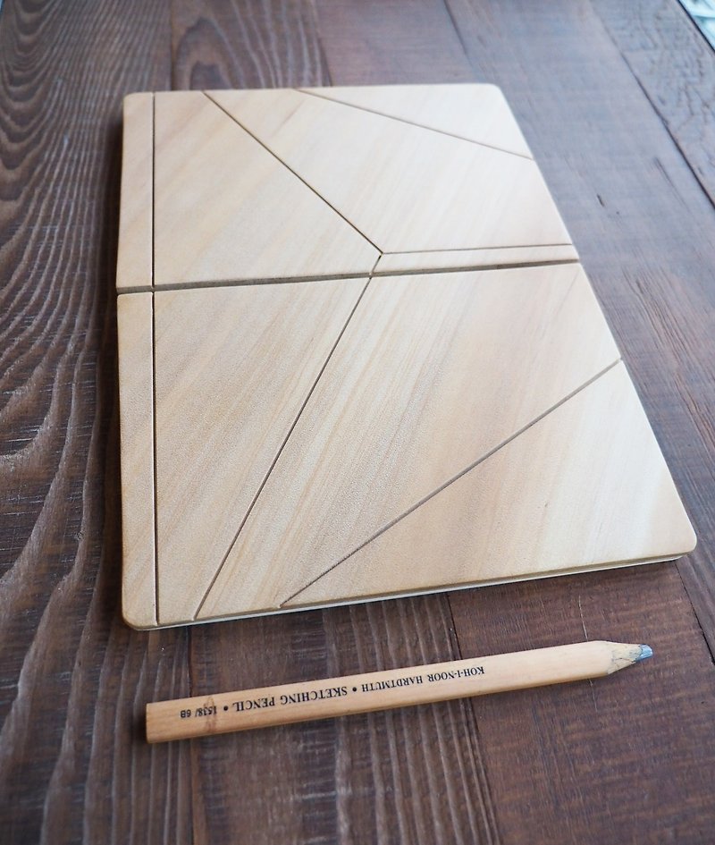 Notebook / wood book clothing - Notebooks & Journals - Wood Khaki