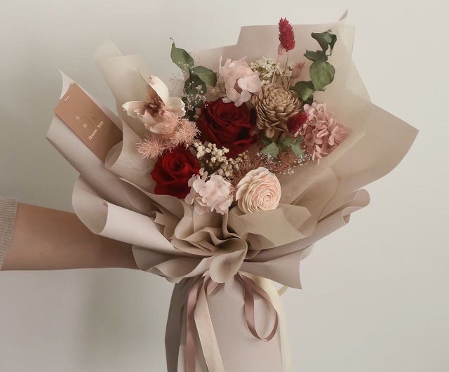 Bouquet/Multi-level 9 packaged rose bouquets (be sure to get official  information before placing an order) - Shop flowers-story-tw Dried Flowers  & Bouquets - Pinkoi