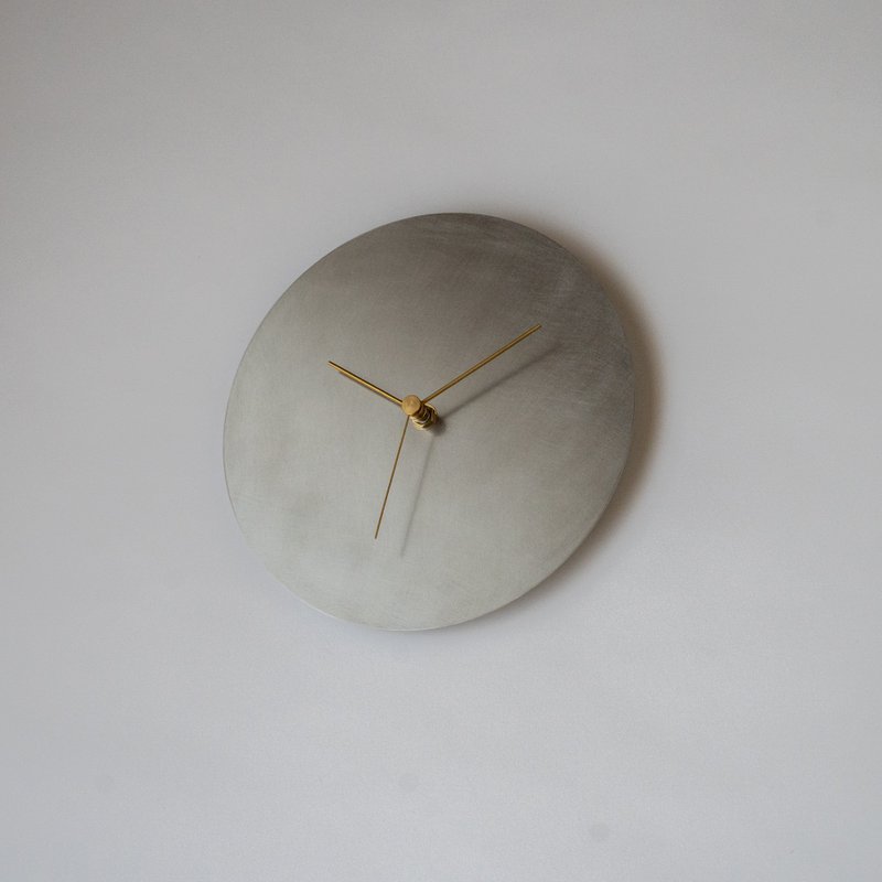 Wall clock type 2/ Stainless Steel - Clocks - Other Metals Silver