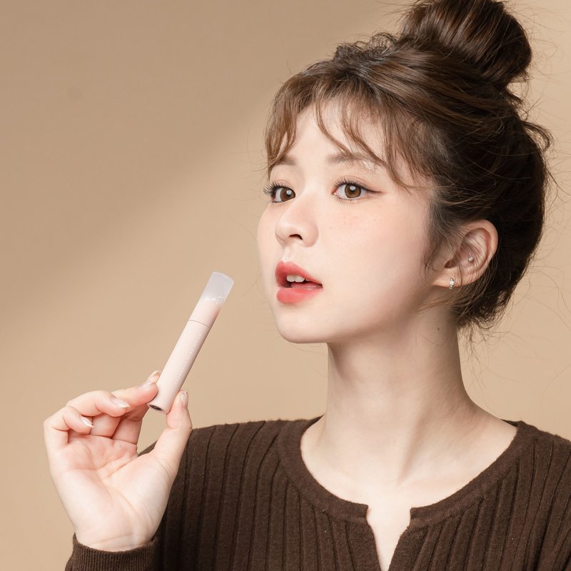 Cream Lip Mud-#03 Romantic Sunset | 2025 new product first launched - ลิปสติก/บลัชออน - วัสดุอื่นๆ 