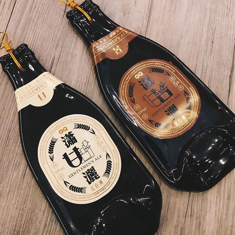 Chic beer original wine ornaments / accessories / commemorative goods (limited edition) - ตกแต่งผนัง - แก้ว 