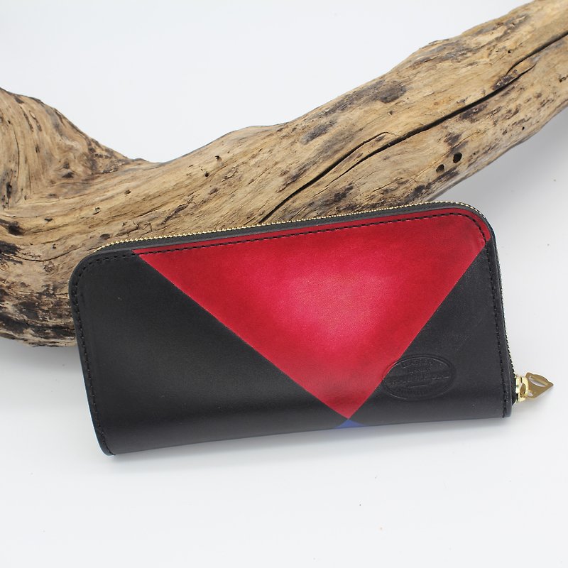Gradation Wallet NoahGradation(Mix) Hand dyed Made in JAPAN nume leather
