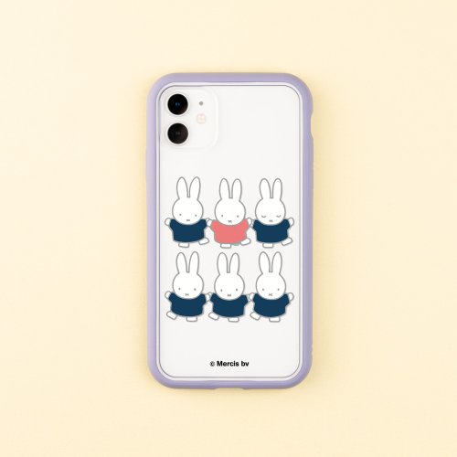 犀牛盾RHINOSHIELD 【Pinkoi x miffy】Mod NX邊框背蓋兩用手機殼-都是Miffy
