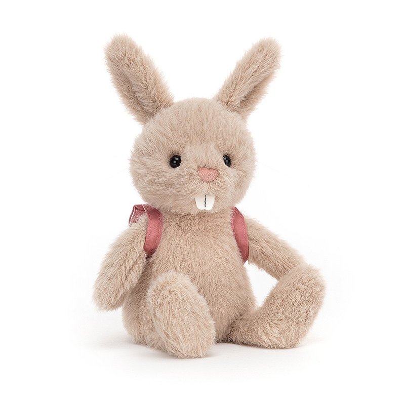 Backpack Bunny 上學兔子 暴牙兔 背包兔 - 公仔/玩偶 - 聚酯纖維 多色