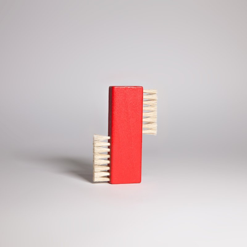 おもちゃのブラシ - 置物 - 木製 レッド