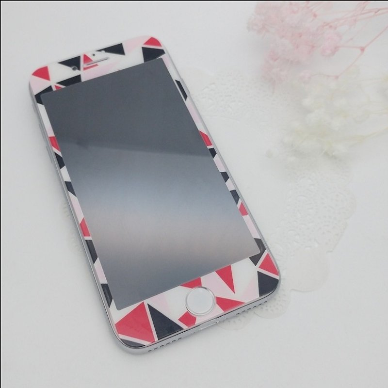 Mosaic Tempered Glass Film Screen protector - Front Film or Back Film - Phone Cases - Other Materials Red
