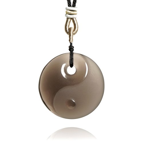 正佳珠寶 Gemsrich Jewelry 【正佳珠寶】黑曜石 高品冰種黑曜太極 冰種黑曜石吊墜