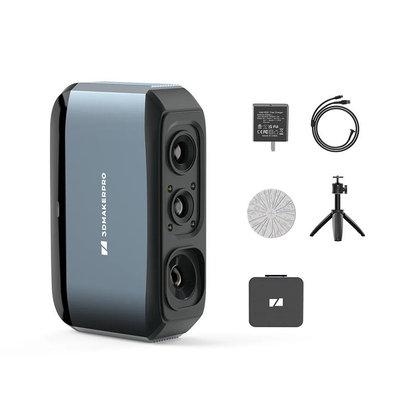 3DMakerpro Moose AI Blu-Light 3D scanner - Other - Plastic Silver