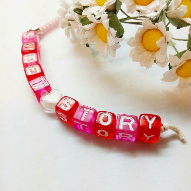 [Charm] sweet color Sweet story - Keychains - Plastic Red