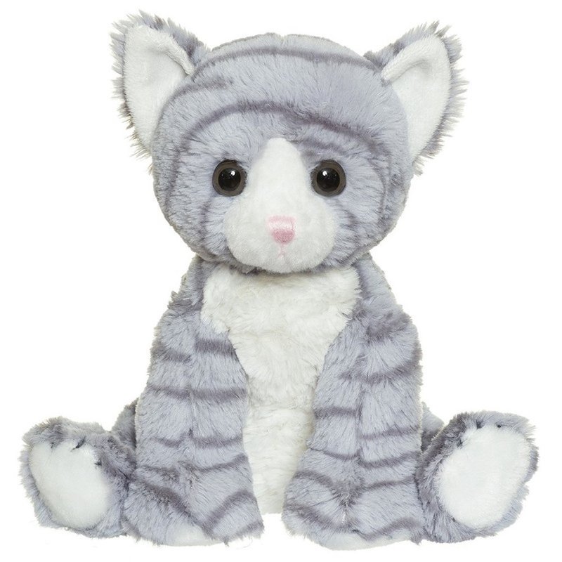 Nordic Swedish Teddykompaniet Mio gray tabby cat - Kids' Toys - Polyester 