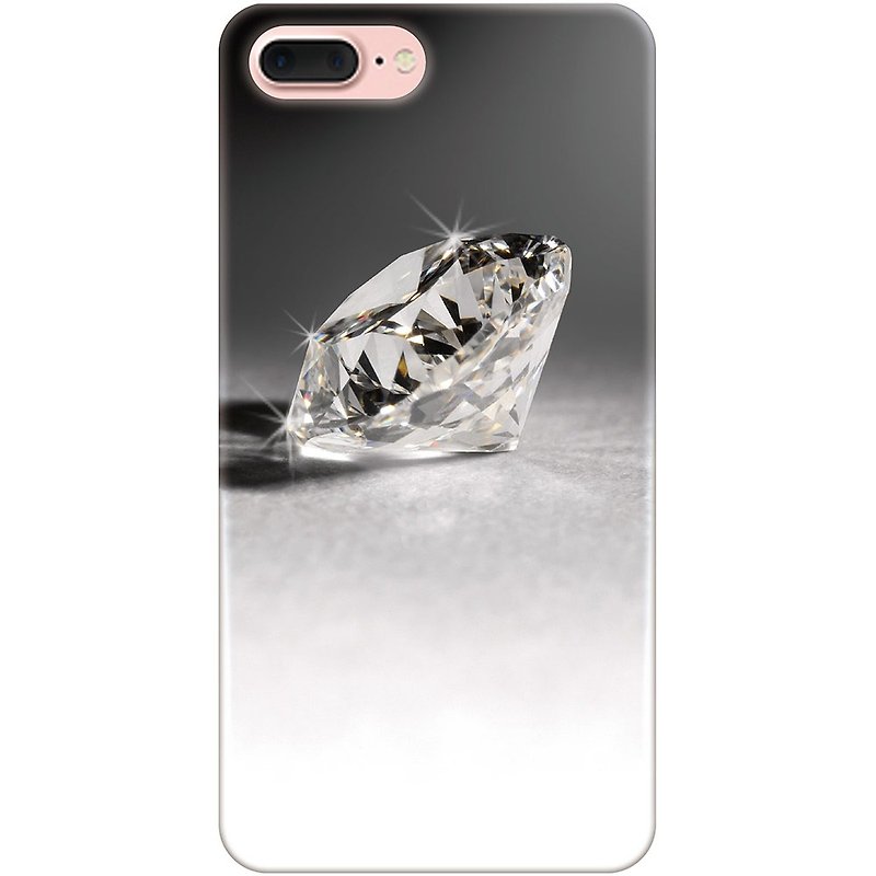 New Designer - [Diamond] -3D Full Edition Hard Case "iPhone", AF12 * - Phone Cases - Plastic Silver