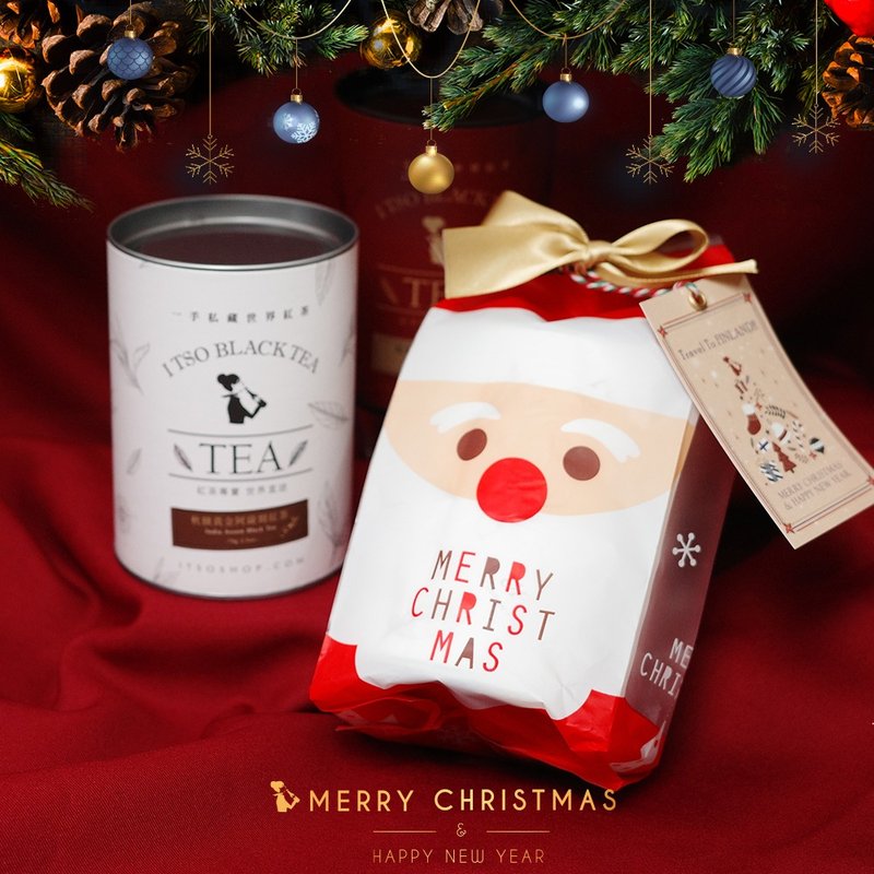 【聖誕老人】秋摘黃金阿薩姆紅茶/錫蘭紅茶 (茶葉70公克/罐) - 茶葉/茶包/水果茶 - 新鮮食材 白色