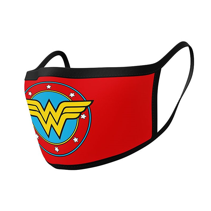 【Wonder Woman】Wondr Woman LOGO Three-layer Protective Mask (Group of 2) Washable Bombs