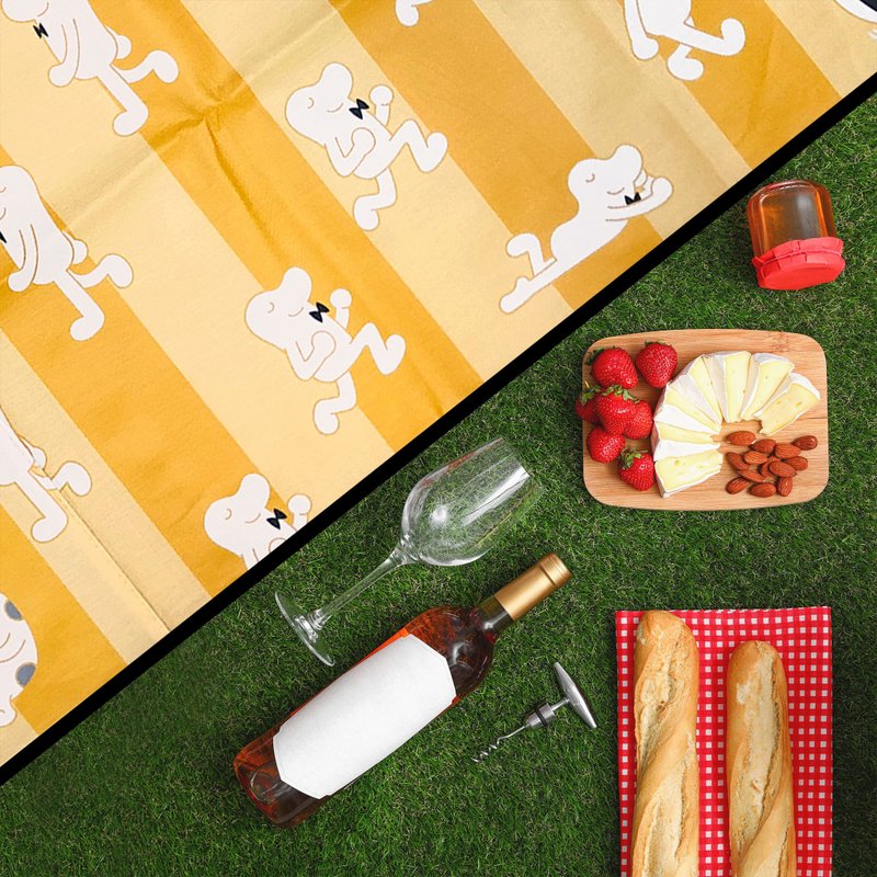 cama Beano & Friends 野餐墊-走吧!去野餐 - 野餐墊/露營用品 - 其他材質 多色