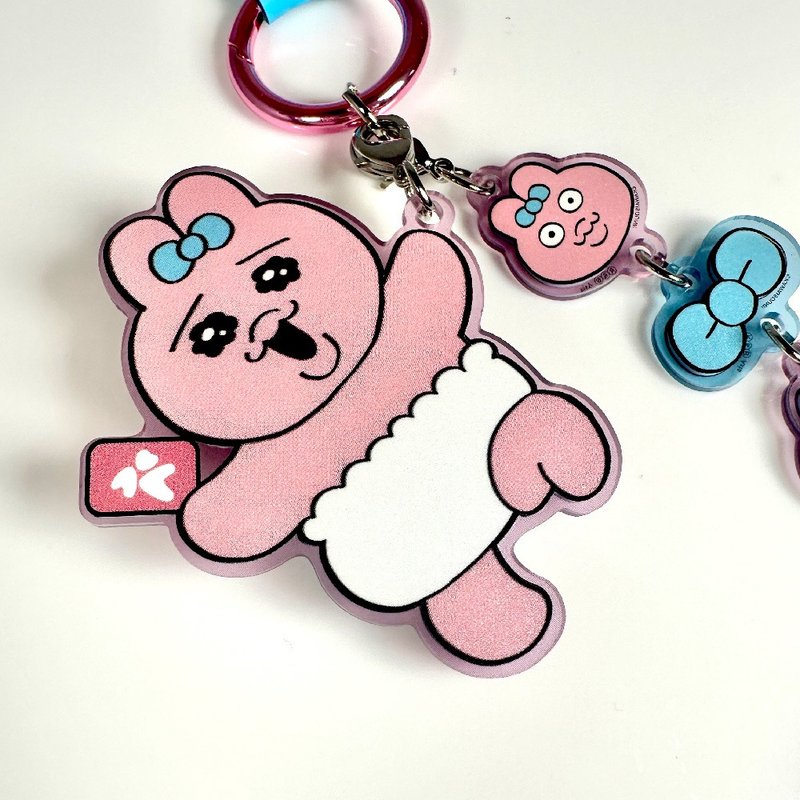 一卡通PLUS | 褲褲兔 Opanchu Usagi 車廂手把造型 - 造型悠遊卡/交通卡 - 塑膠 粉紅色