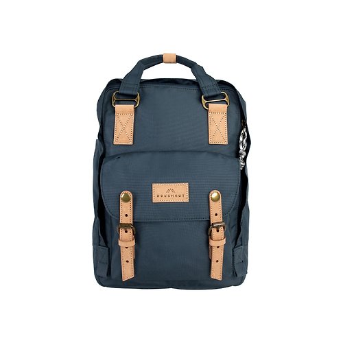 DOUGHNUT - 來自香港的包包設計品牌 DOUGHNUT 防潑水多袋式後背包-湖水藍色-Macaroon RE