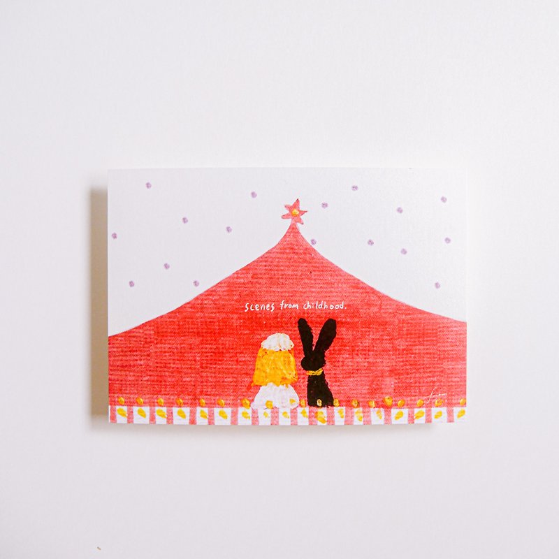 Postcard Scenes from Childhood - การ์ด/โปสการ์ด - กระดาษ สึชมพู