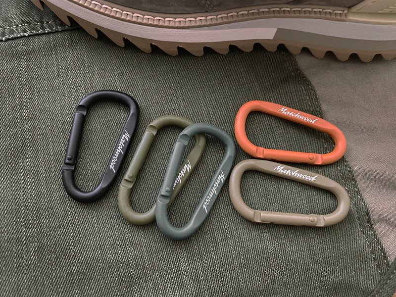 買五送一 Matchwood Aluminum Alloy Hook  登山勾鑰匙 - 鑰匙圈/鑰匙包 - 鋁合金 綠色