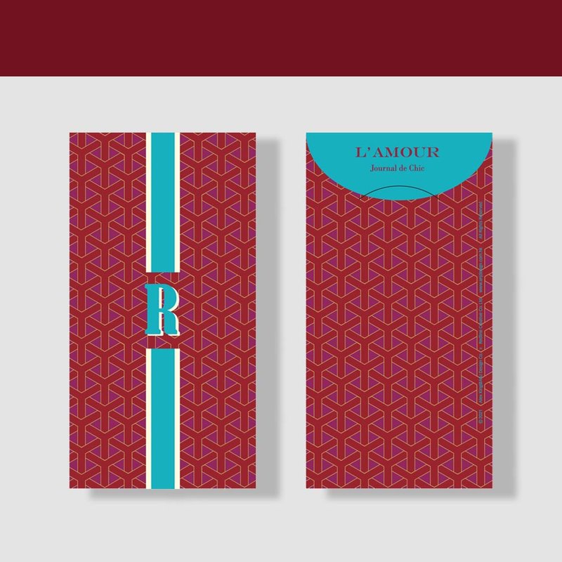 得獎  CNY New Year 2023 專屬 質感信封 I Letter R (8入) - 卡片/明信片 - 紙 卡其色