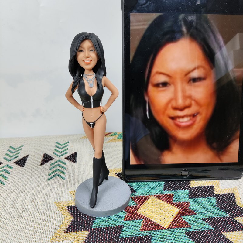 客制化人物公仔 人偶 3D人像畫 似顏繪 肖像 定制 生日 紀念 禮物 - 公仔/玩偶 - 黏土 多色