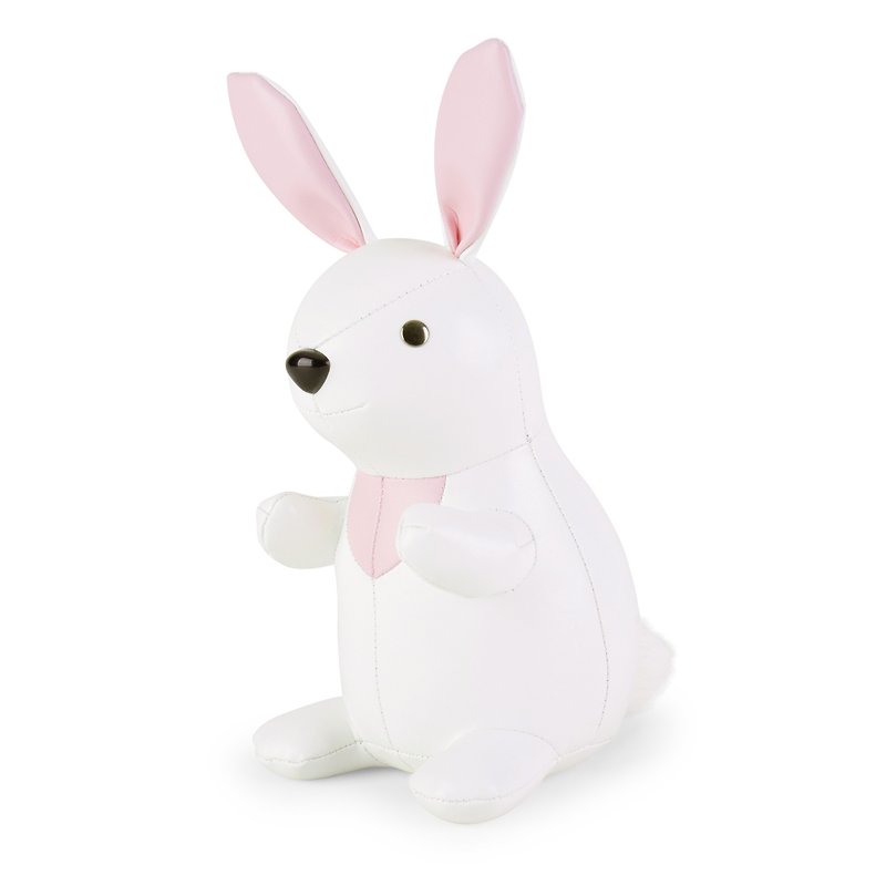 Zuny - Rabbit - Paperweight / Bookend - Items for Display - Faux Leather Multicolor