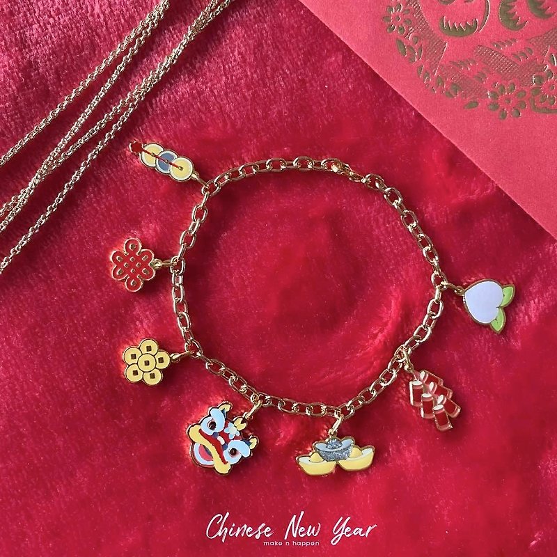 Lunar New Year Bracelet - Bracelets - Precious Metals Gold