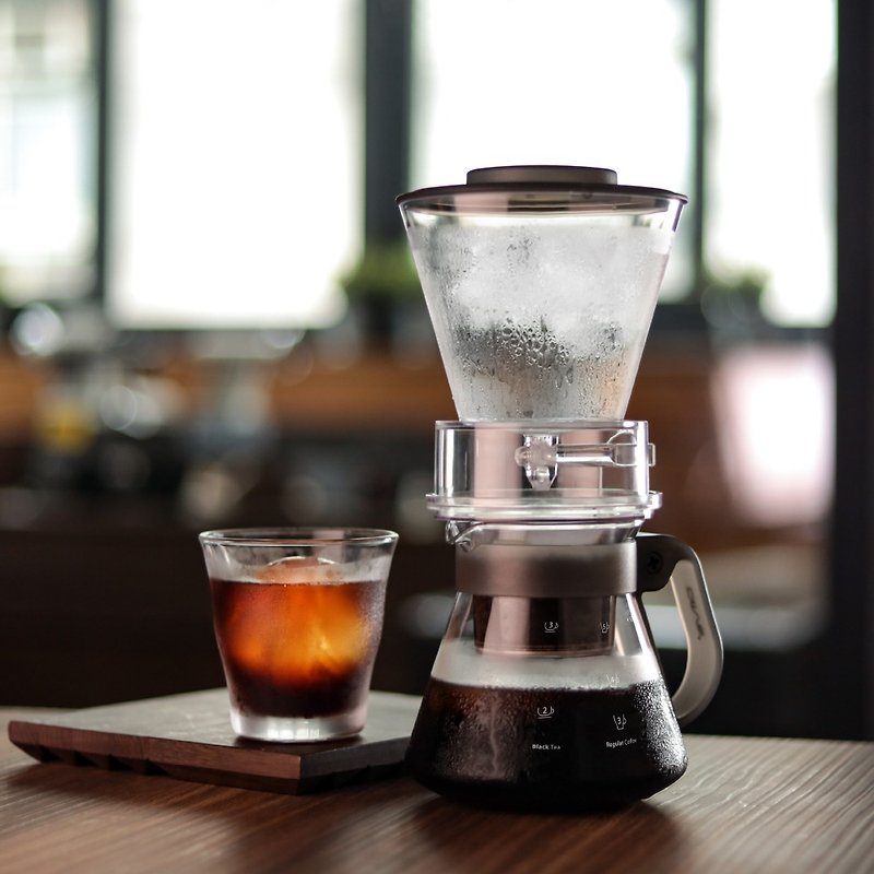 Driver 外調式冰滴咖啡壺-600ml - 咖啡壺/咖啡周邊 - 其他金屬 黑色