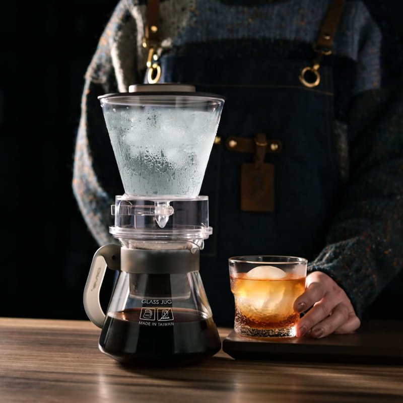 Driver external blended ice drip coffee maker-600ml - เครื่องทำกาแฟ - โลหะ สีดำ