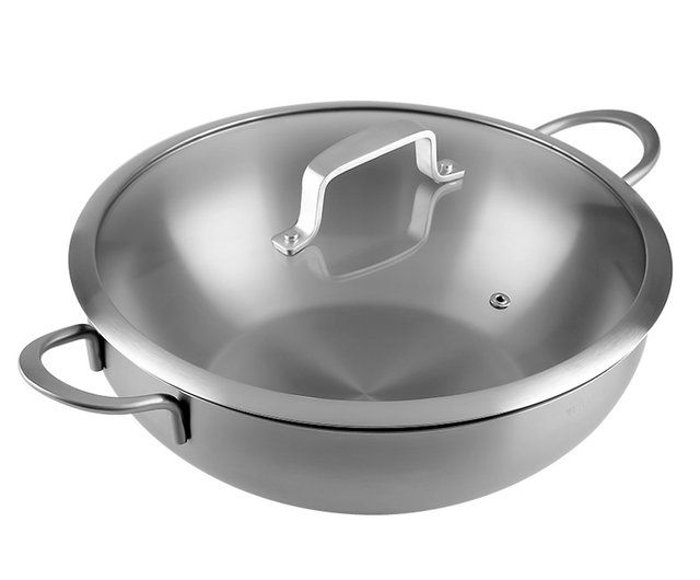 Ti-living pure titanium antibacterial medical grade metal‧26cm delicious frying  pan - Shop annzen Pots & Pans - Pinkoi