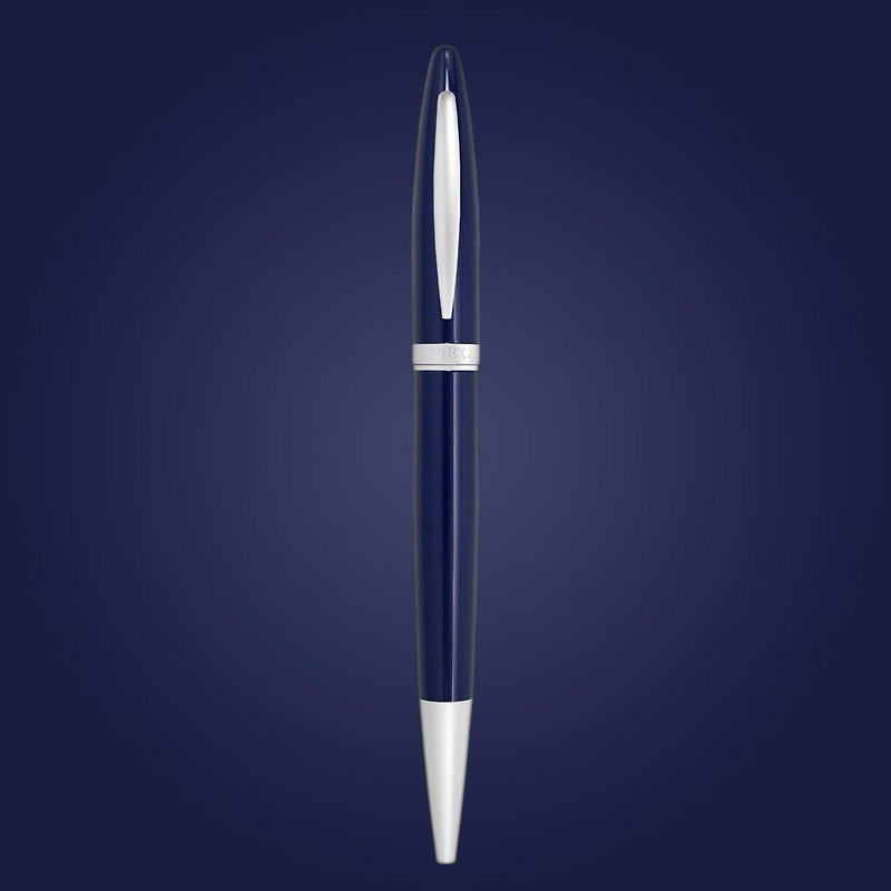 （カスタマイズ可能なレタリング）ARTEXライフハッピーボールペン宇宙飛行士 - 油性・ゲルインクボールペン - 銅・真鍮 ブルー