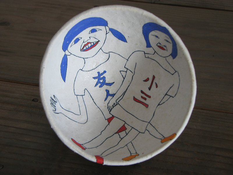 小三お茶碗 - 花瓶/陶器 - 陶 白色