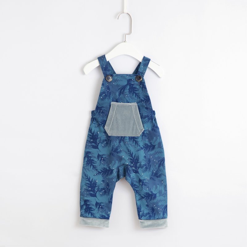 forest prince suspenders - Onesies - Cotton & Hemp 